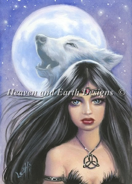 Celtic Wolf Witch